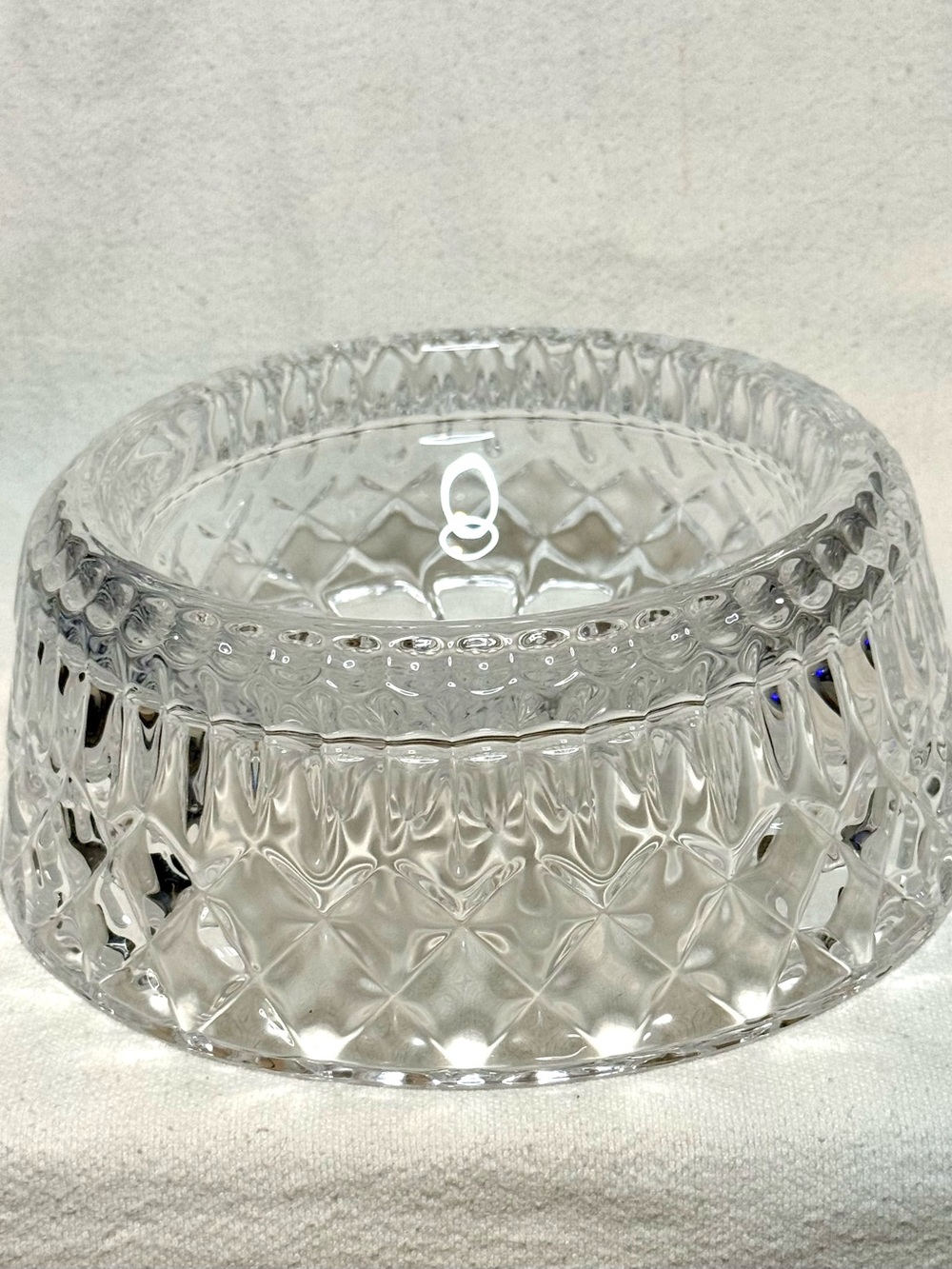 Spoiled Clear Crystal Faceted Pet Bowl - Picture 5 of 8